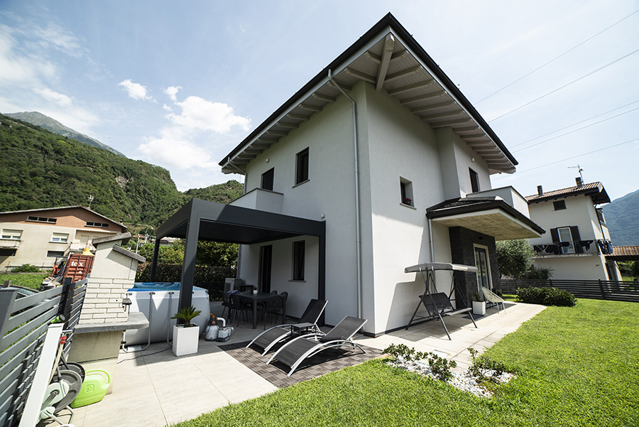 villetta con giardino