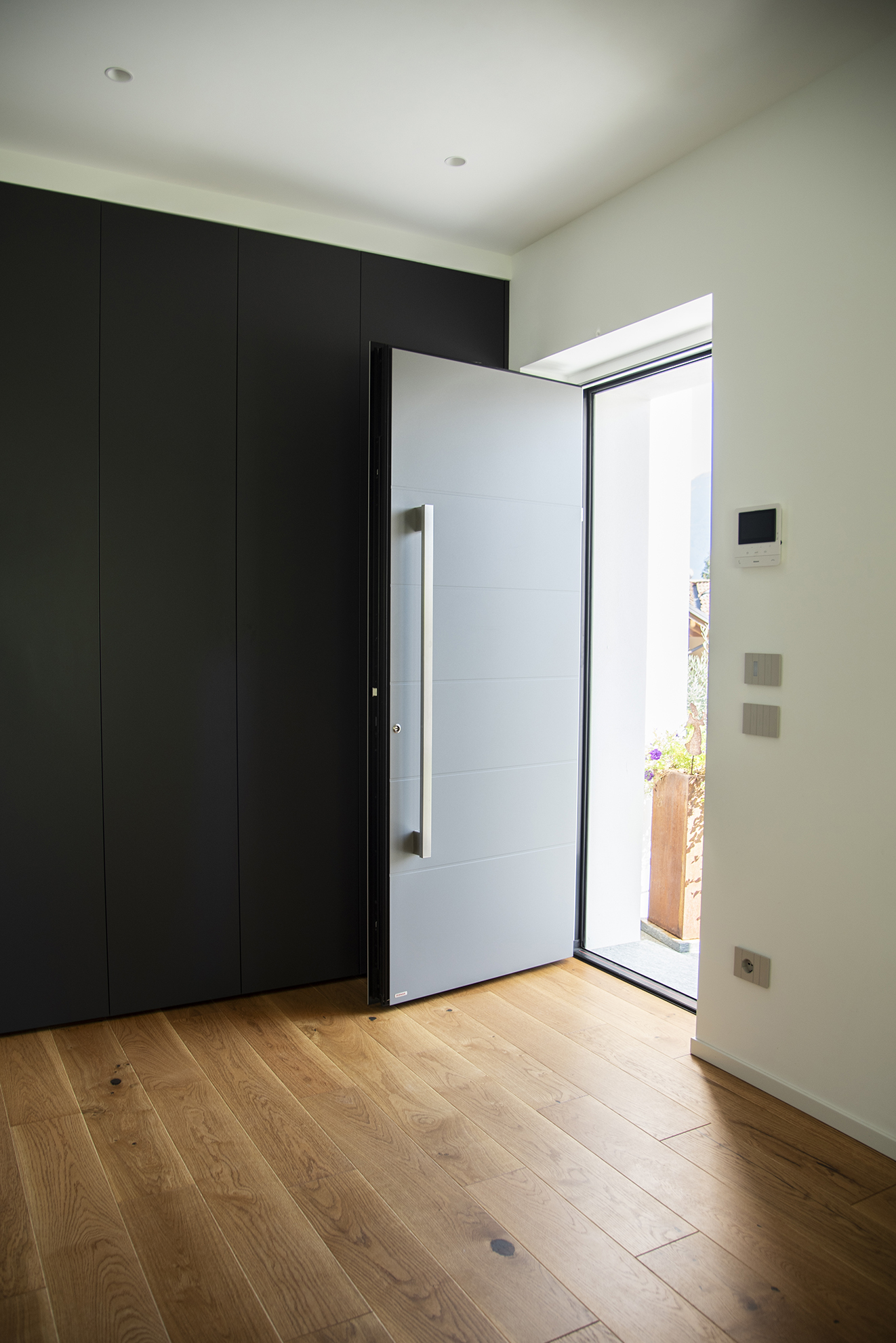 portone ingresso da interno