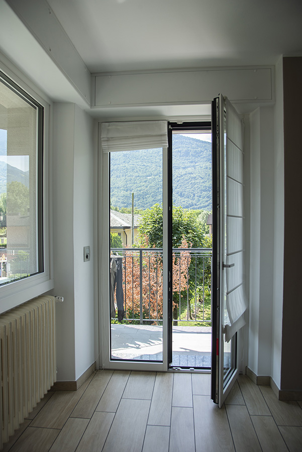 porta finestra aperta