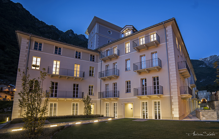 residenza sul mera con luci