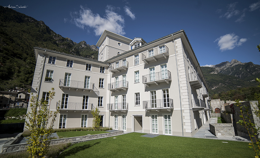 residenza sul mera serramenti vista su giardino