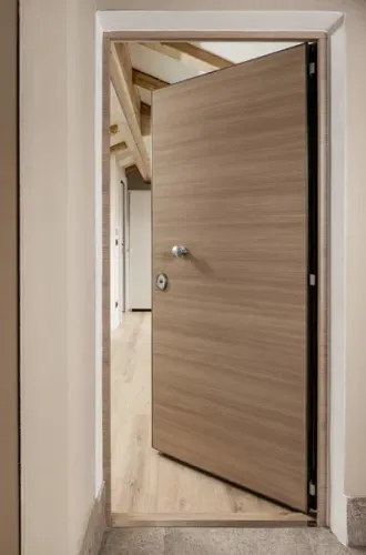 porta blindata legno